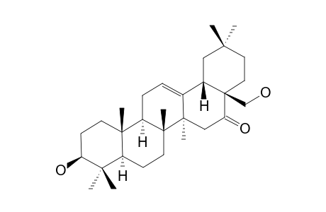 SCHIMPERINONE;3-BETA,28-DIHYDROXY-16-OXO-12-OLEANENE