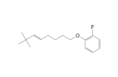 2,2-Dimethyl-8-(2-fluoro-phenoxy)-trans-3-octene