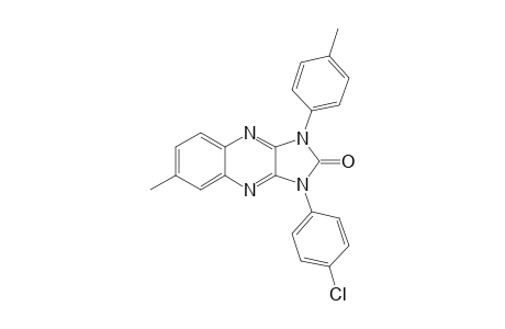 3-(4-Chlorophenyl)-6-methyl-1-p-tolyl-1H-imidazo[4,5-b]-quinoxalin-2(3H)-one