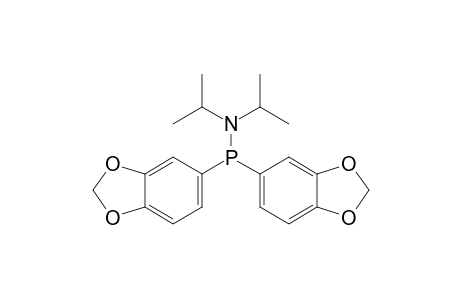 bis(1,3-benzodioxol-5-yl)phosphanyl-diisopropyl-amine