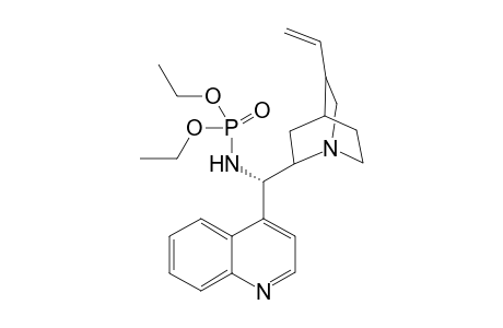 Diethyl ((S)-quinolin-4-yl((1S,2R,4S,5R)-5-vinylquinuclidin-2-yl)methyl)phosphoramidate