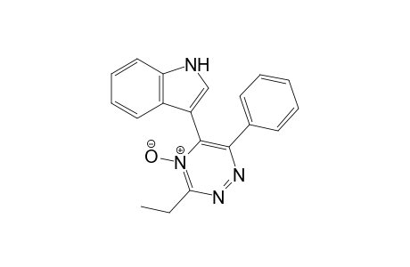 3-Ethyl-5-(3-indolyl)-6-phenyl-1,2,4-triazine 4-oxide