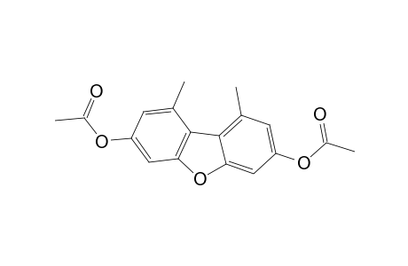 3,7-DIACETOXY-1,9-DIMETHYLDIBENZOFURAN