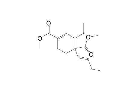 4-[(E)-but-1-enyl]-3-ethyl-cyclohexene-1,4-dicarboxylic acid dimethyl ester