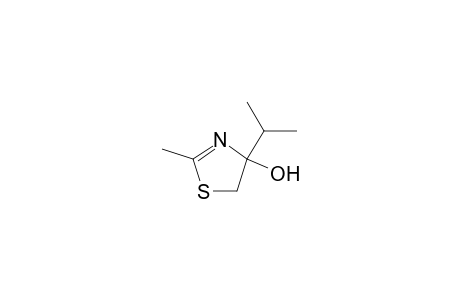 4-Thiazolol, 4,5-dihydro-2-methyl-4-(1-methylethyl)-