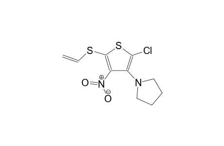 pyrrolidine, 1-[2-chloro-5-(ethenylthio)-4-nitro-3-thienyl]-