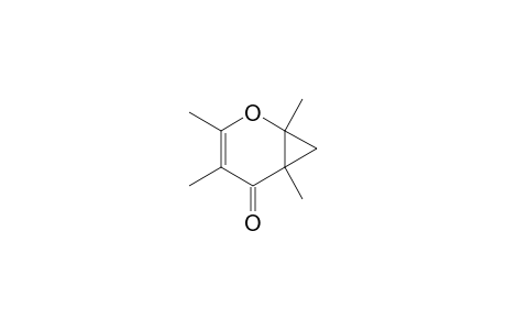 1,3,4,6-Tetramethyl-2-oxabicyclo(4.1.0)hept-3-en-5-one