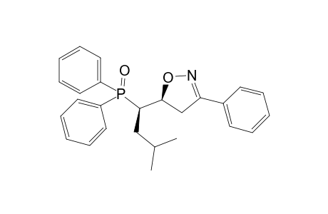 (1'R*,5S*)-5-(1'-Diphenylphosphinoyl-3'-methylbutyl)-3-phenyl-4,5-dihydroisoxazole