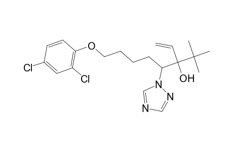 1H-1,2,4-Triazole-1-ethanol, beta-[4-(2,4-dichlorophenoxy)butyl]-alpha-(1,1-dimethylethyl)-alpha-ethenyl-