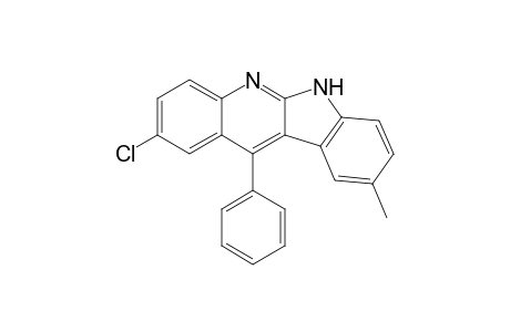 2-Chloro-11-phenyl-9-methyl-6H-indolo[2,3-b]quinoline