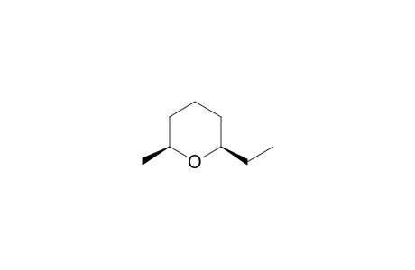 (2R,6S)-2-ethyl-6-methyloxane