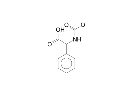 2-(carbomethoxyamino)-2-phenyl-acetic acid