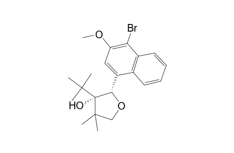 cis-3-tert-Butyl-r-3-hydroxy-c-2-(8-bromo-7-methoxynaphthalen-5-yl)-4,4-dimethyltetrahydrofuran