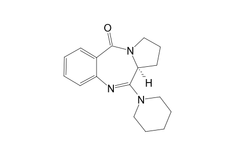 1,2,3,11A-TETRAHYDRO-11-(PIPERIDIN-1-YL)-PYRROLO-[2,1-C]-[1,4]-BENZODIAZEPIN-5-ONE