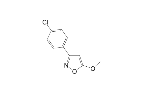 5-Methoxy-3-(4-chlorophenyl)[1,2]isoxazole
