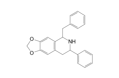 1-Benzyl-6,7-methylenedioxy-3-phenyl-1,2,3,4-tetrahydroisoquinoline