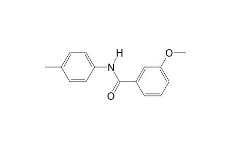 3-Methoxy-N-(4-methylphenyl)benzamide