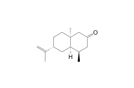2(1H)-Naphthalenone, octahydro-4,8a-dimethyl-6-(1-methylethenyl)-, [4R-(4.alpha.,4a.beta.,6.beta.,8a.beta.)]-