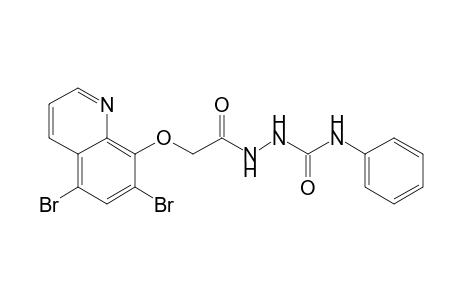 2-(2-(5,7-Dibromoquinolin-8-yloxy)acetyl)-N-phenylhydrazinecarboxamide