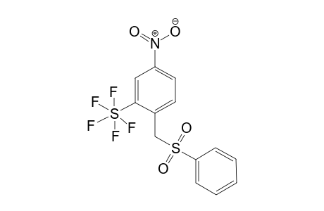 [2-(benzenesulfonylmethyl)-5-nitrophenyl]-pentafluoro-$l^{6}-sulfane