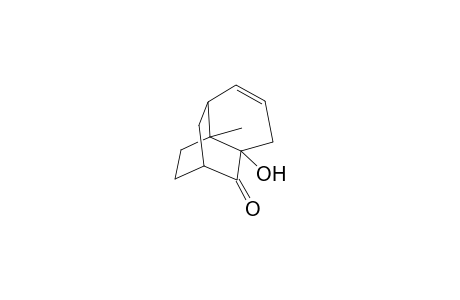 1b-Hydroxy-6b-methyltricyclo[5.3.1.0(8,3)]undecanone