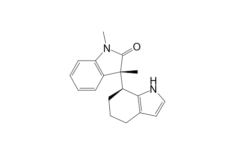 [3,7'-Bi-1H-indol]-2(3H)-one, 4',5',6',7'-tetrahydro-1,3-dimethyl-, (R*,S*)-