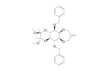 (2'-S,3'-S)-1-D-3,6-DI-O-BENZYL-4,5-O-(2',3'-DIMETHOXYBUTANE-2',3'-DIYL)-1,2-O-[(2''-METHYLENE)-PROPANE-1'',3''-DIYL]-MYO-INOSITOL