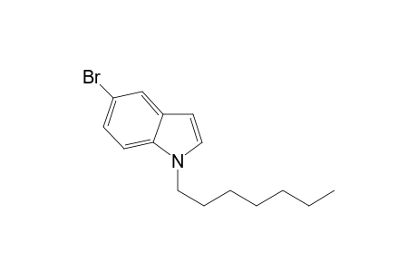 5-Bromo-1-heptylindole