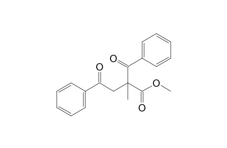 Methyl .alpha.,.beta.-dibenzoyl-.alpha.-methylpropionate