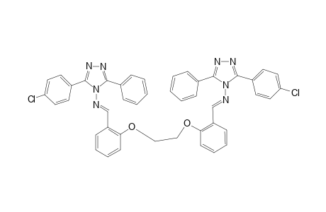 1,2-BIS-[ORTHO-(N-METHYLIDENAMINO-3-PARA-CHLOROPHENYL-5-PHENYL-4H-1,2,4-TRIAZOLE-4-YL)-PHENOXY]-ETHANE