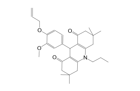 1,8(2H,5H)-acridinedione, 3,4,6,7,9,10-hexahydro-9-[3-methoxy-4-(2-propenyloxy)phenyl]-3,3,6,6-tetramethyl-10-propyl-