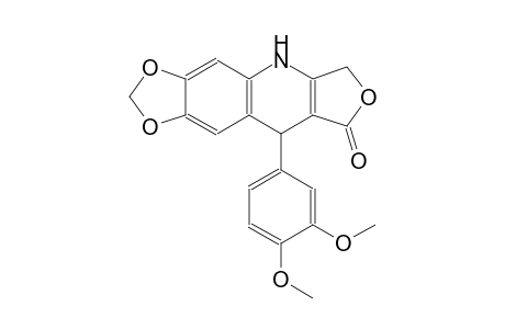 9-(3,4-Dimethoxyphenyl)-6,9-dihydro[1,3]dioxolo[4,5-g]furo[3,4-b]quinolin-8(5H)-one