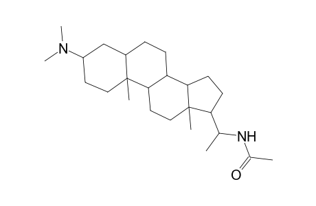 Acetamide, N-[3.beta.-(dimethylamino)-5.alpha.-pregnan-20.alpha.-yl]-