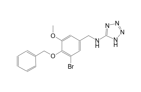 1H-tetrazol-5-amine, N-[[3-bromo-5-methoxy-4-(phenylmethoxy)phenyl]methyl]-