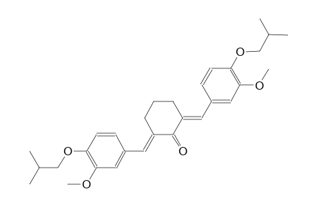 (2E,6E)-2,6-bis(4-isobutoxy-3-methoxybenzylidene)cyclohexanone