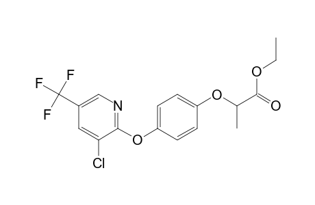 2-[4-[[3-chloro-5-(trifluoromethyl)-2-pyridinyl]oxy]phenoxy]propanoic acid ethyl ester