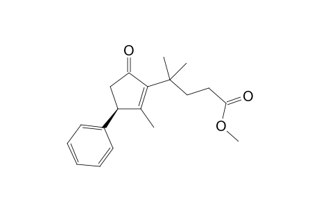 Methyl 1-phenyl-2-methyl-3-[3'-(hydroxycarbonyl)-1',1'-dimethylpropyl)cyclopent-1-en-4-one