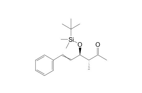 (3R,4R)-4-[tert-butyl(dimethyl)silyl]oxy-3-methyl-6-phenyl-hex-5-en-2-one