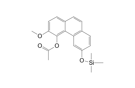 3-Methoxy-4-acetoxy-6-hydroxy-phenanthrene TMS