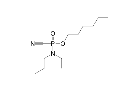 O-hexyl N-ethyl N-propyl phosphoramidocyanidate