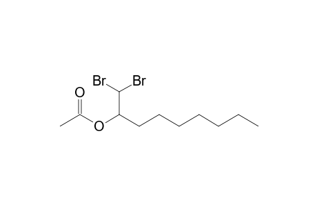 1,1-Dibromonon-2-yl acetate