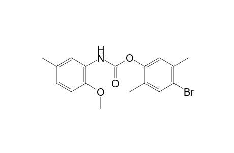 2-methoxy-5-methylcarbanilic acid, 4-bromo-2,5-xylyl ester