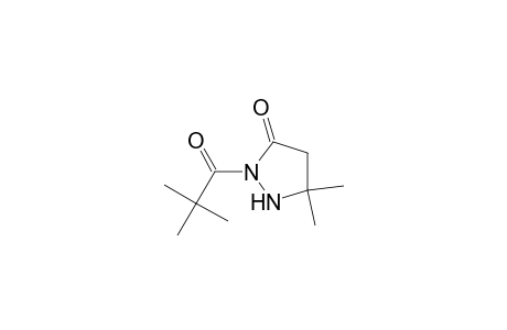 3-Pyrazolidinone, 2-(2,2-dimethyl-1-oxopropyl)-5,5-dimethyl-