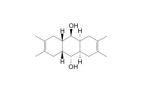 2,3,6,7-tetramethyl-1,4,4.alpha.,5,8,8a.beta.,9.beta.,9a.alpha.,10.alpha.,10a.beta.-decahydroanthracene-9,10-diol