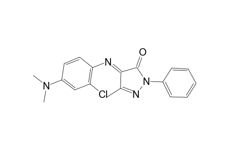 2-Pyrazolin-5-one, 4-[[2-chloro-4-(dimethylamino)phenyl]imino]-3-methyl-1-phenyl-