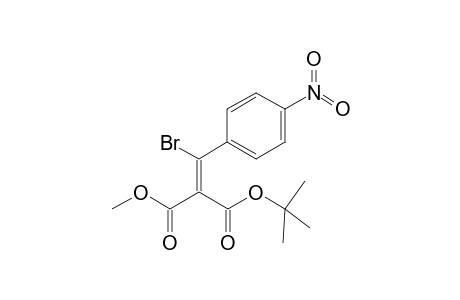 Propanedioic acid, [bromo(4-nitrophenyl)methylene]-, 1,1-dimethylethyl methyl ester, (E)-