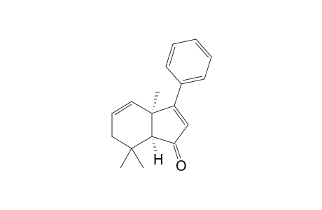 (3aRS,7aSR)-3a,7,7-trimethyl-3-phenyl-3a,6,7,7a-tetrahydro-inden-1-one