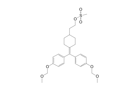4-[2'-(Methanesulfonyloxy)]ethyl-[bis(p-{methoxymethoxy}phenyl)methylene]cyclohexane