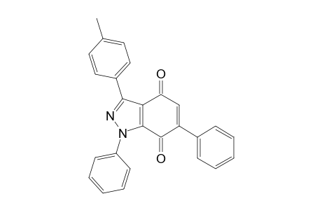 1,6-Diphenyl-3-(p-tolyl)indazole-4,7-dione