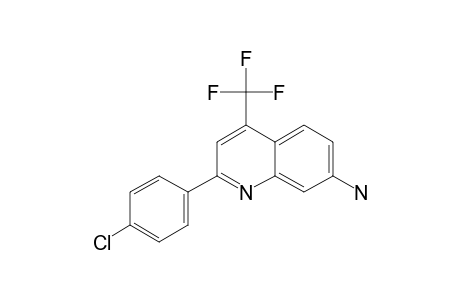 2-(4-CHLOROPHENYL)-4-TRIFLUOROMETHYL-7-AMINO-QUINOLINE